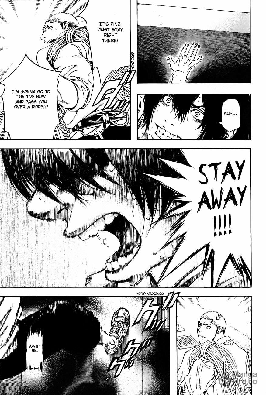 The Climber (Kokou no Hito) Manga Chapter 1 page 33 - School Building Ascension scene