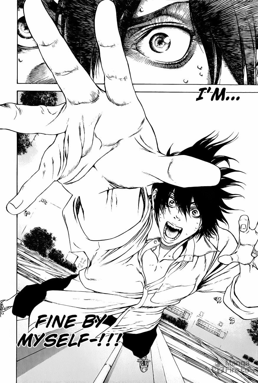 The Climber (Kokou no Hito) Manga Chapter 1 page 35 - School Building Ascension scene