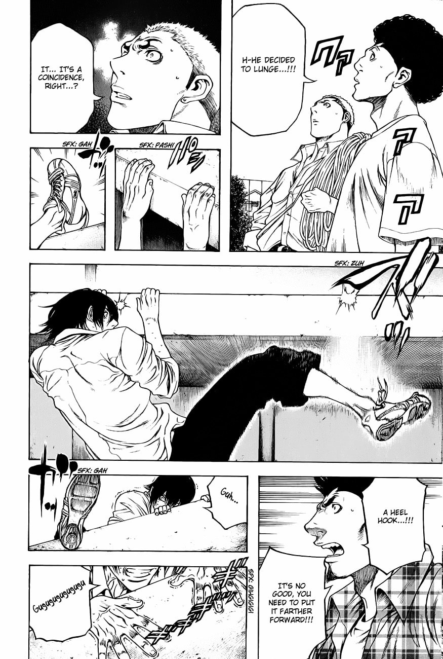 The Climber (Kokou no Hito) Manga Chapter 1 page 37 - School Building Ascension scene