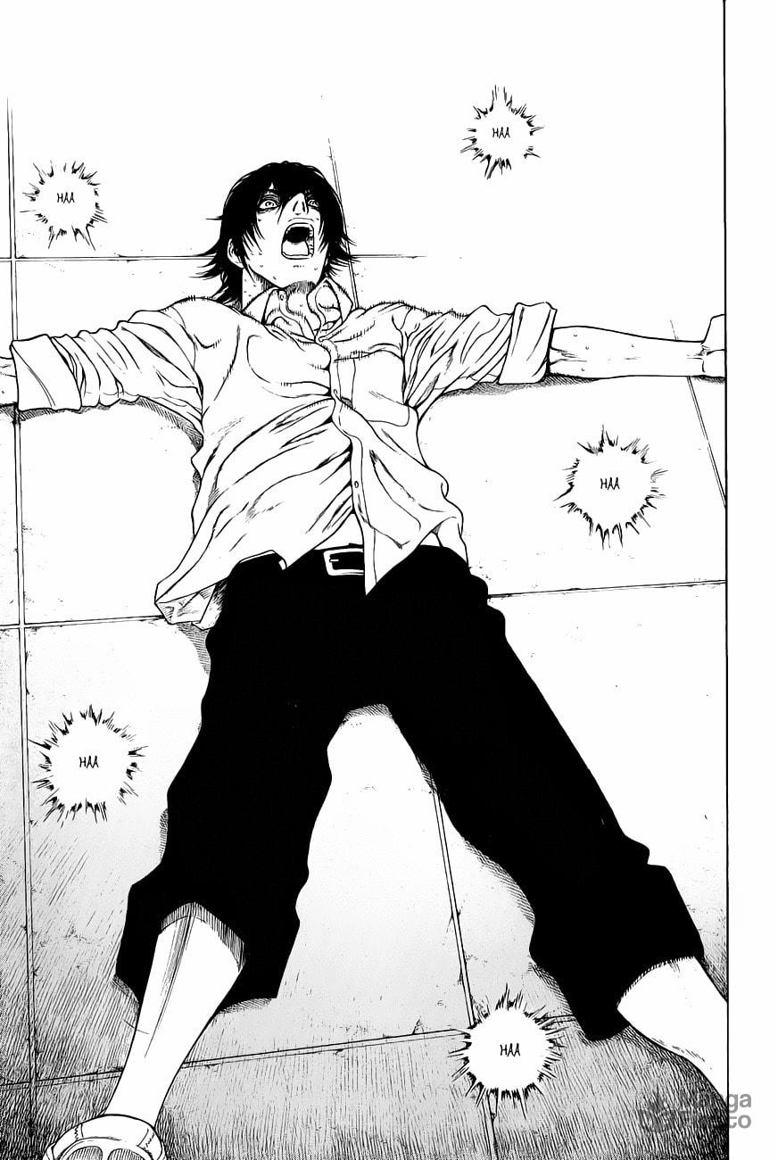 The Climber (Kokou no Hito) Manga Chapter 1 page 40 - School Building Ascension scene