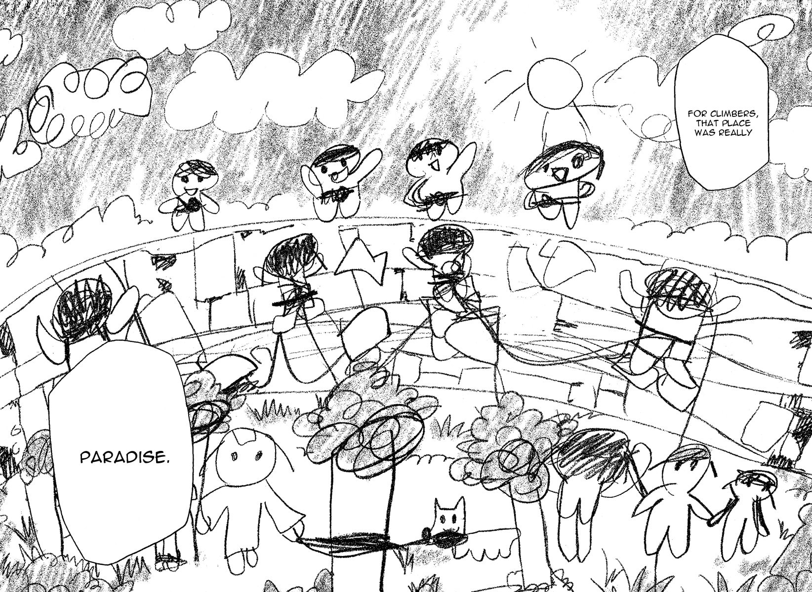 The Climber (Kokou no Hito) Manga Chapter 102 page 12 - Time Man scene