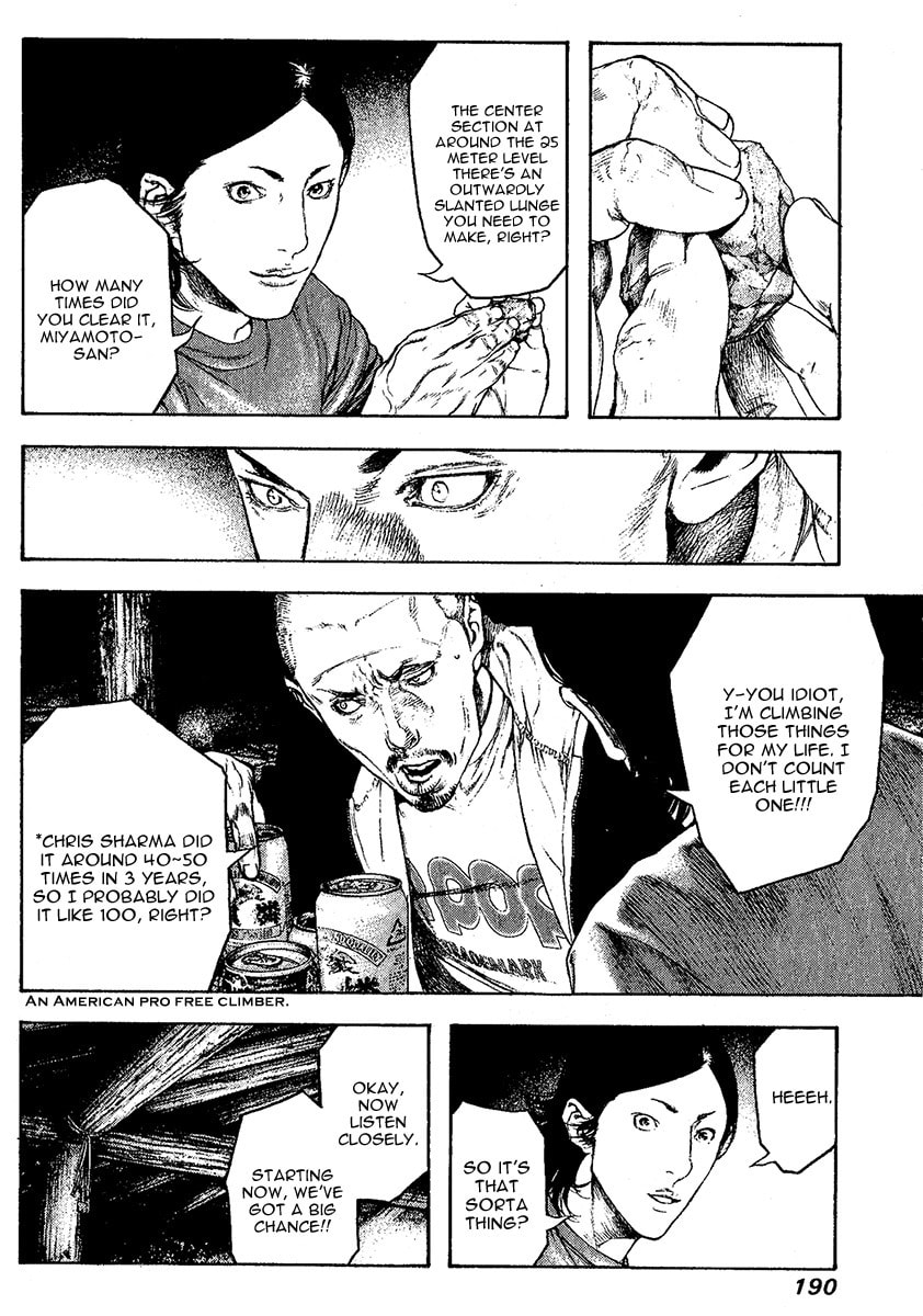 The Climber (Kokou no Hito) Manga Chapter 102 page 8 - Time Man scene
