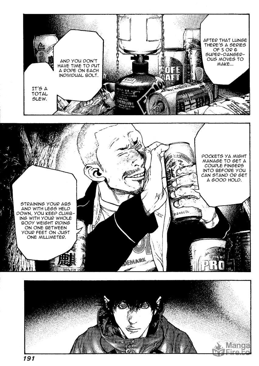 The Climber (Kokou no Hito) Manga Chapter 102 page 9 - Time Man scene