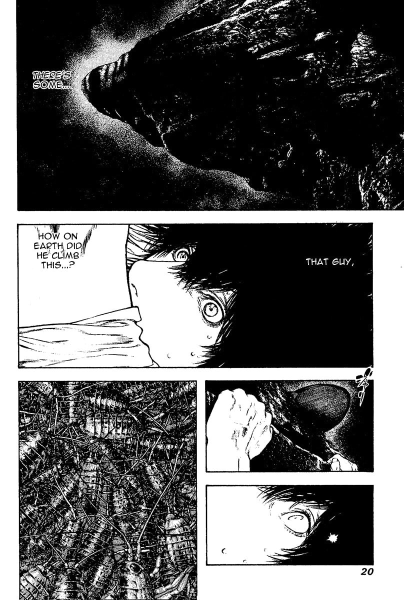 The Climber (Kokou no Hito) Manga Chapter 103 page 23 - Heaven and Earth scene