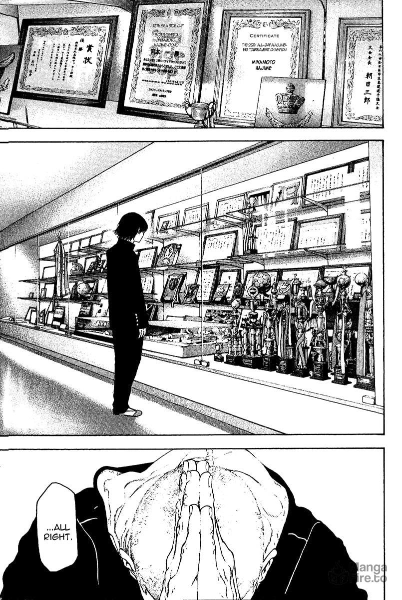 The Climber (Kokou no Hito) Manga Chapter 104 page 15 - Rules of a Simple Game scene