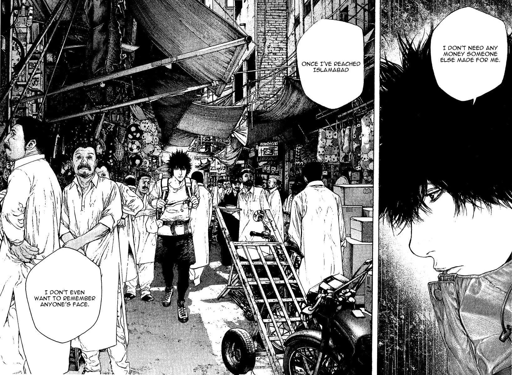 The Climber (Kokou no Hito) Manga Chapter 105 page 16 - Falling scene