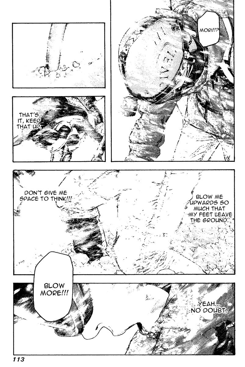The Climber (Kokou no Hito) Manga Chapter 108 page 8 - Turbulent Air scene