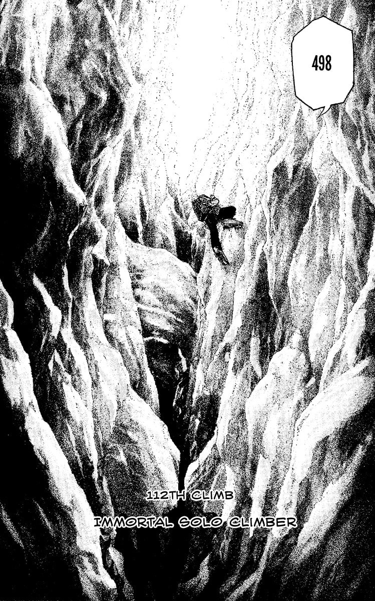 The Climber (Kokou no Hito) Manga Chapter 112 page 2 - Immortal Solo Climber scene