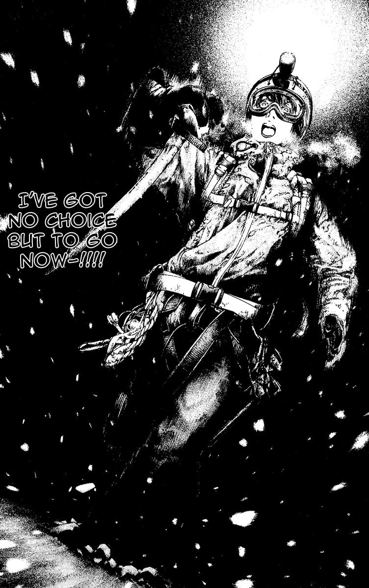 The Climber (Kokou no Hito) Manga Chapter 117 page 16 - Prepared for Death Journey scene