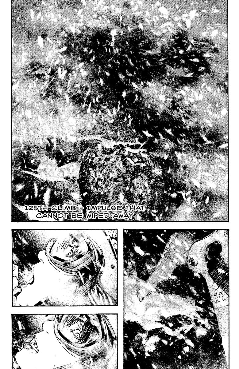 The Climber (Kokou no Hito) Manga Chapter 125 page 1 - Impulse that Cannot Be Wiped Away scene