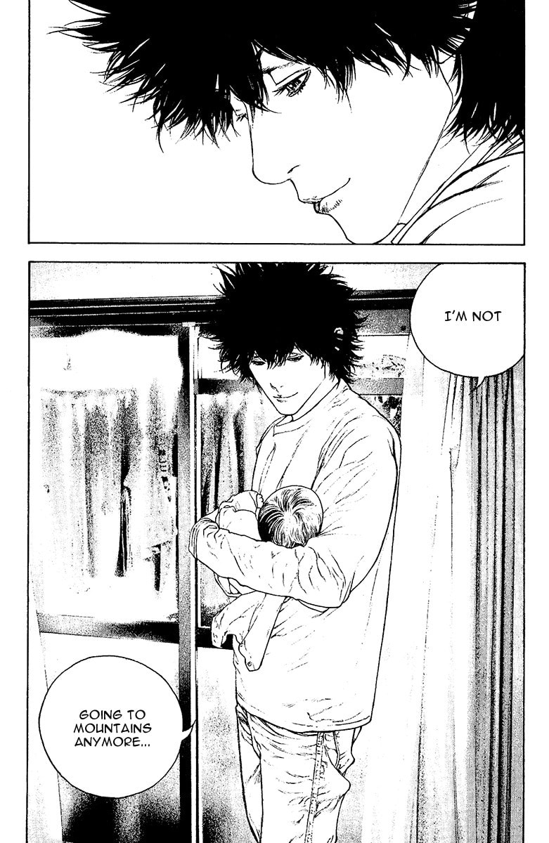 The Climber (Kokou no Hito) Manga Chapter 125 page 13 - Impulse that Cannot Be Wiped Away scene