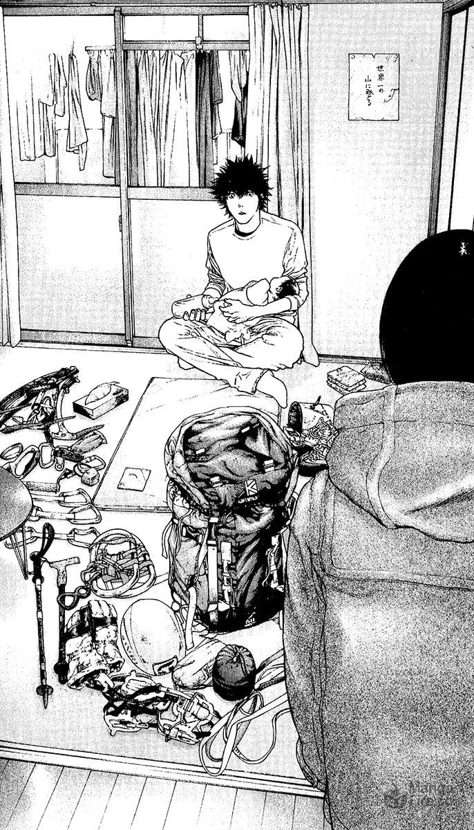 The Climber (Kokou no Hito) Manga Chapter 125 page 5 - Impulse that Cannot Be Wiped Away scene