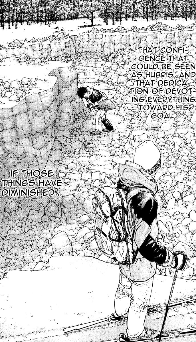 The Climber (Kokou no Hito) Manga Chapter 126 page 7 - Greatest Trial scene