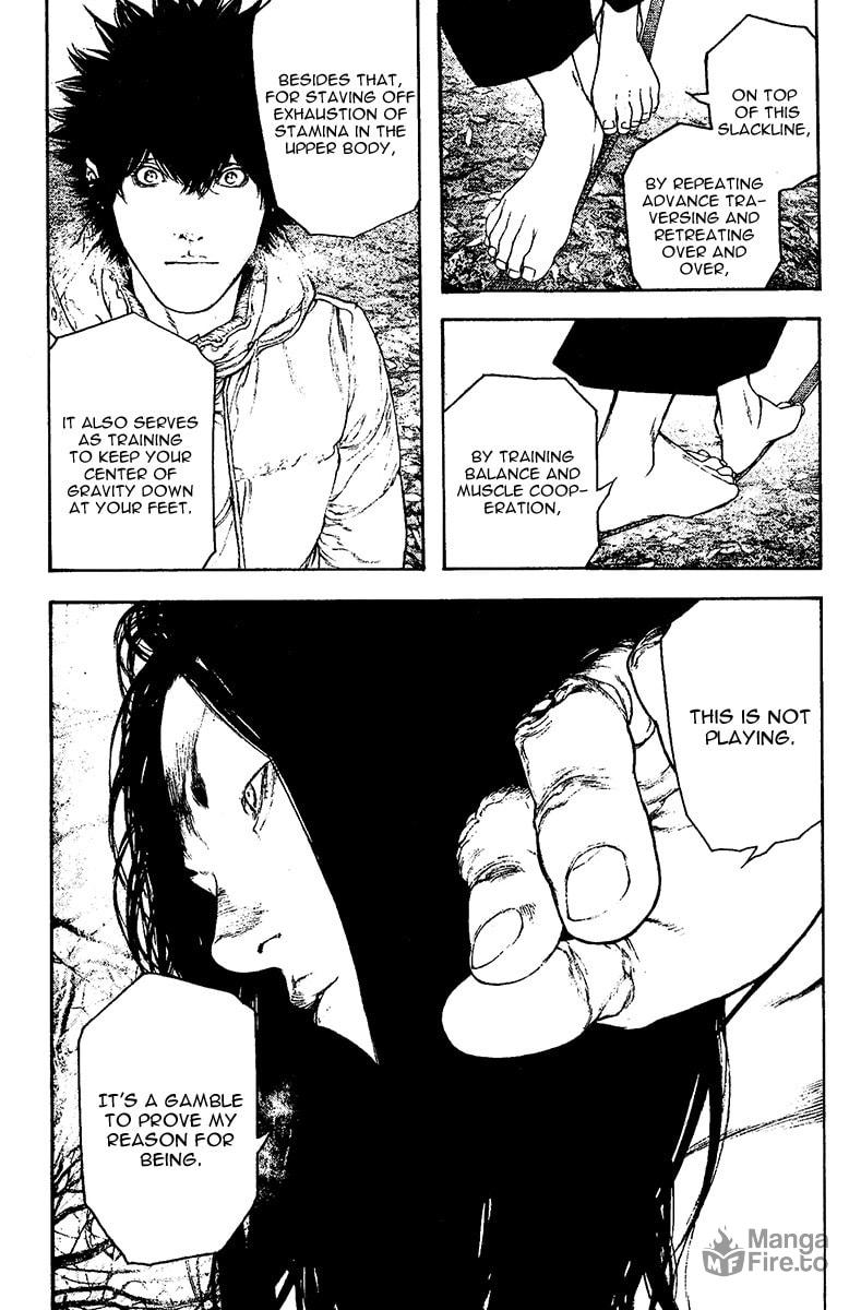 The Climber (Kokou no Hito) Manga Chapter 128 page 12 - Provocation scene