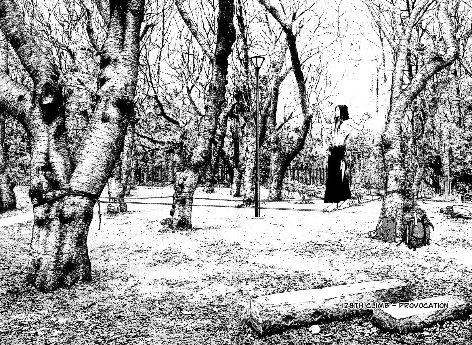 The Climber (Kokou no Hito) Manga Chapter 128 page 2 - Provocation scene