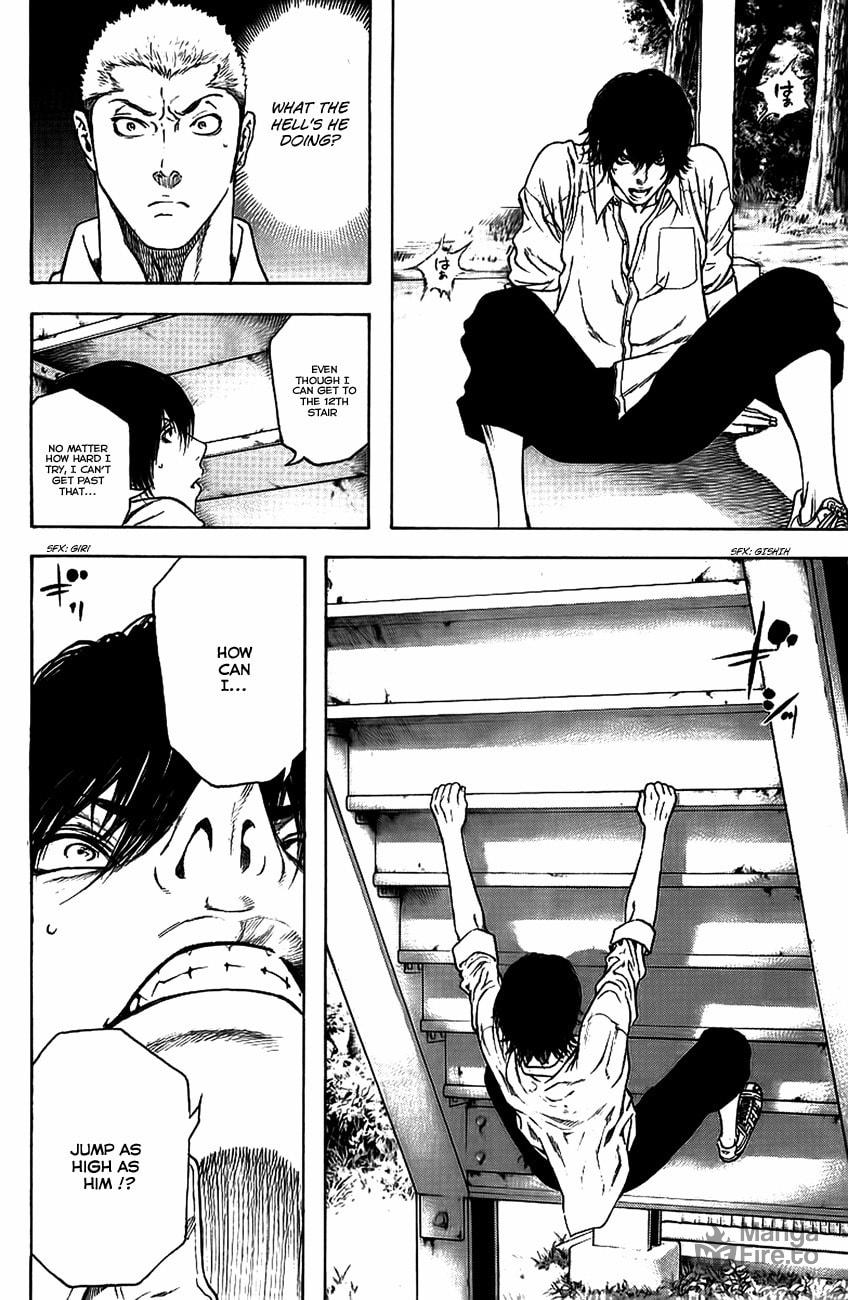 The Climber (Kokou no Hito) Manga Chapter 13 page 8 - Emergency Stairs scene