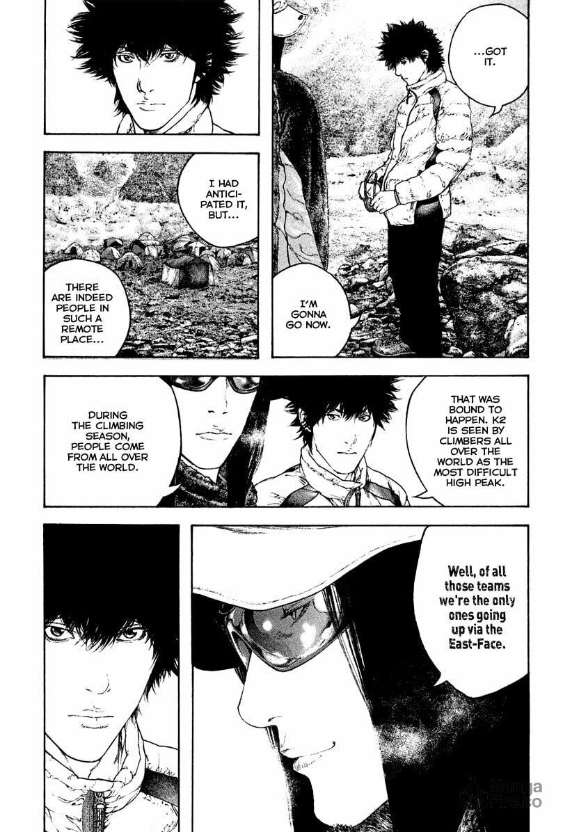 The Climber (Kokou no Hito) Manga Chapter 133 page 11 - Attack scene