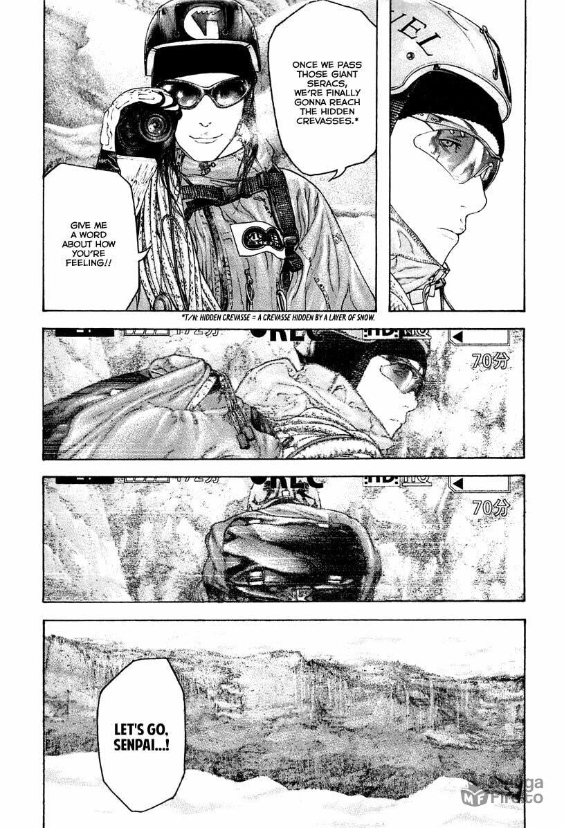 The Climber (Kokou no Hito) Manga Chapter 134 page 9 - Antithesis scene