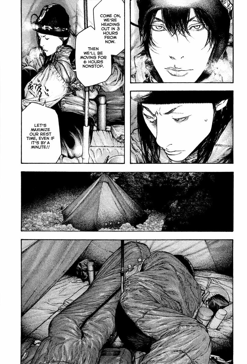 The Climber (Kokou no Hito) Manga Chapter 136 page 12 - High Pressure scene