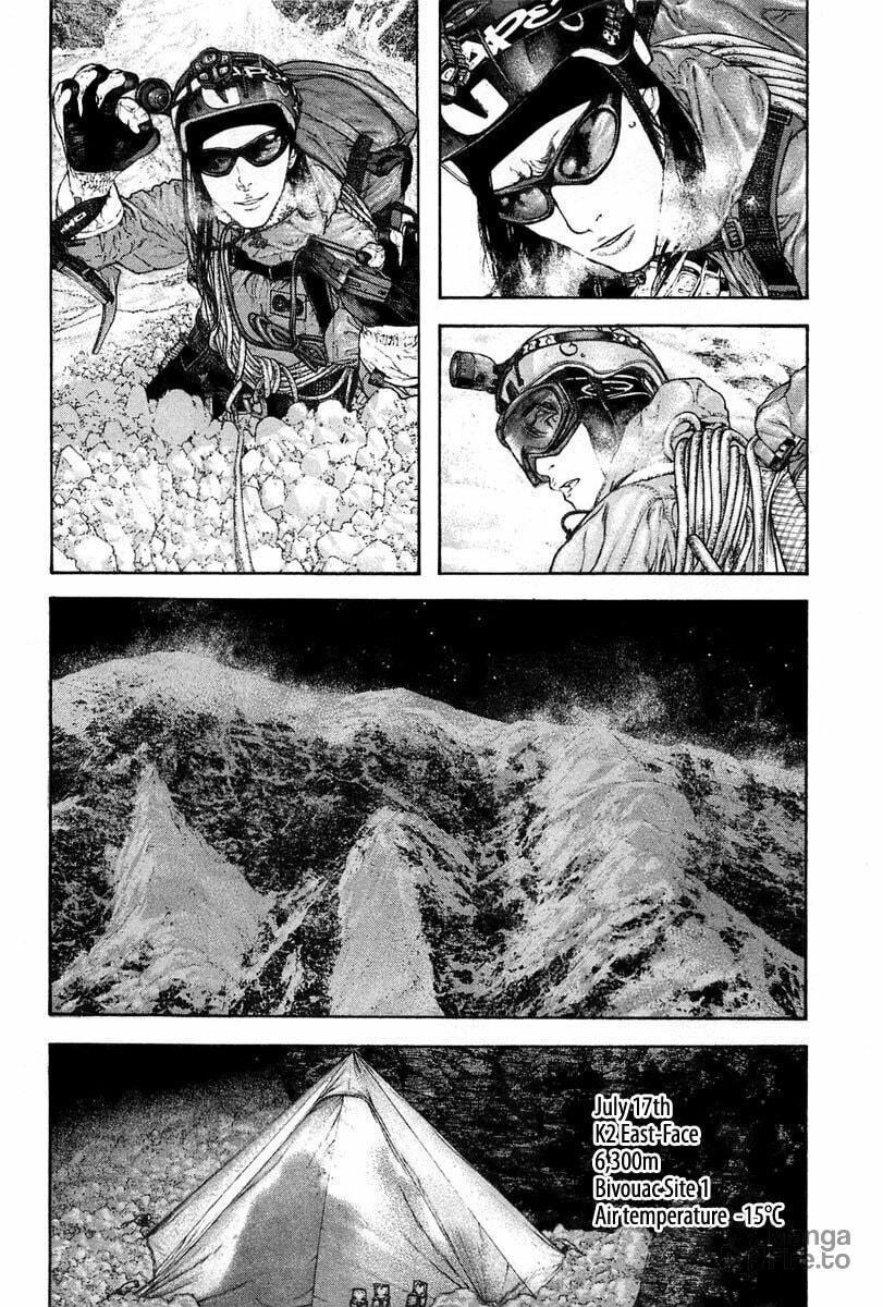 The Climber (Kokou no Hito) Manga Chapter 136 page 9 - High Pressure scene