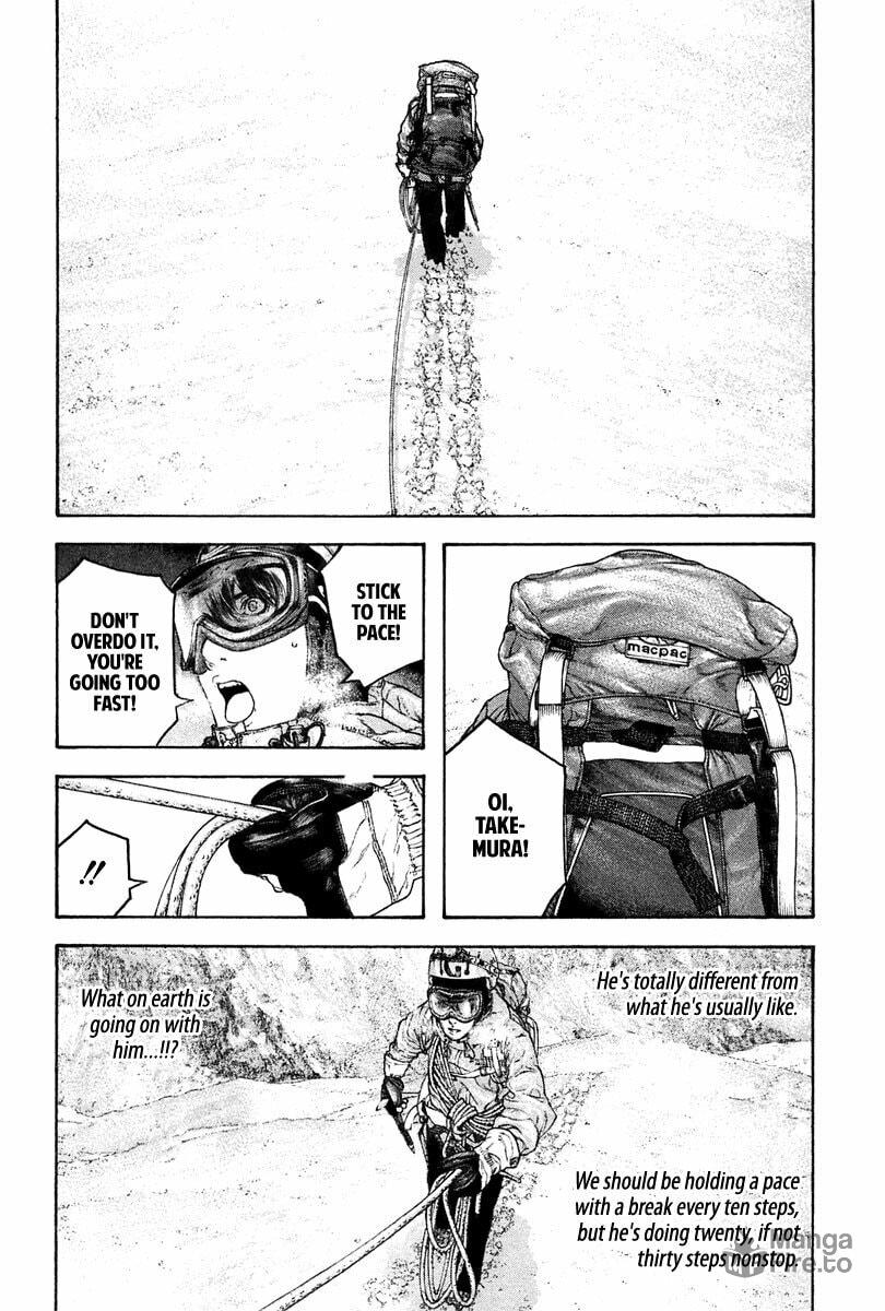The Climber (Kokou no Hito) Manga Chapter 137 page 9 - Abnormally High scene