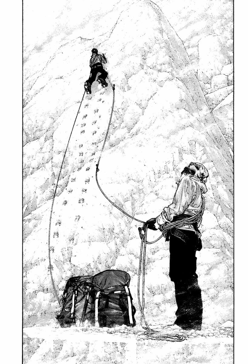 The Climber (Kokou no Hito) Manga Chapter 138 page 3 - Freezing Temple scene
