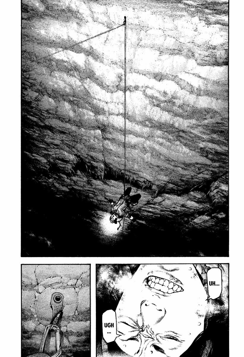 The Climber (Kokou no Hito) Manga Chapter 140 page 10 - Gravity's Aggression scene
