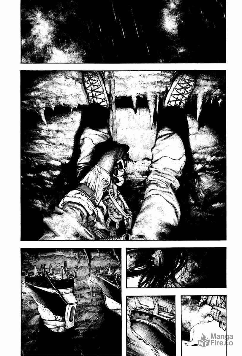 The Climber (Kokou no Hito) Manga Chapter 140 page 14 - Gravity's Aggression scene
