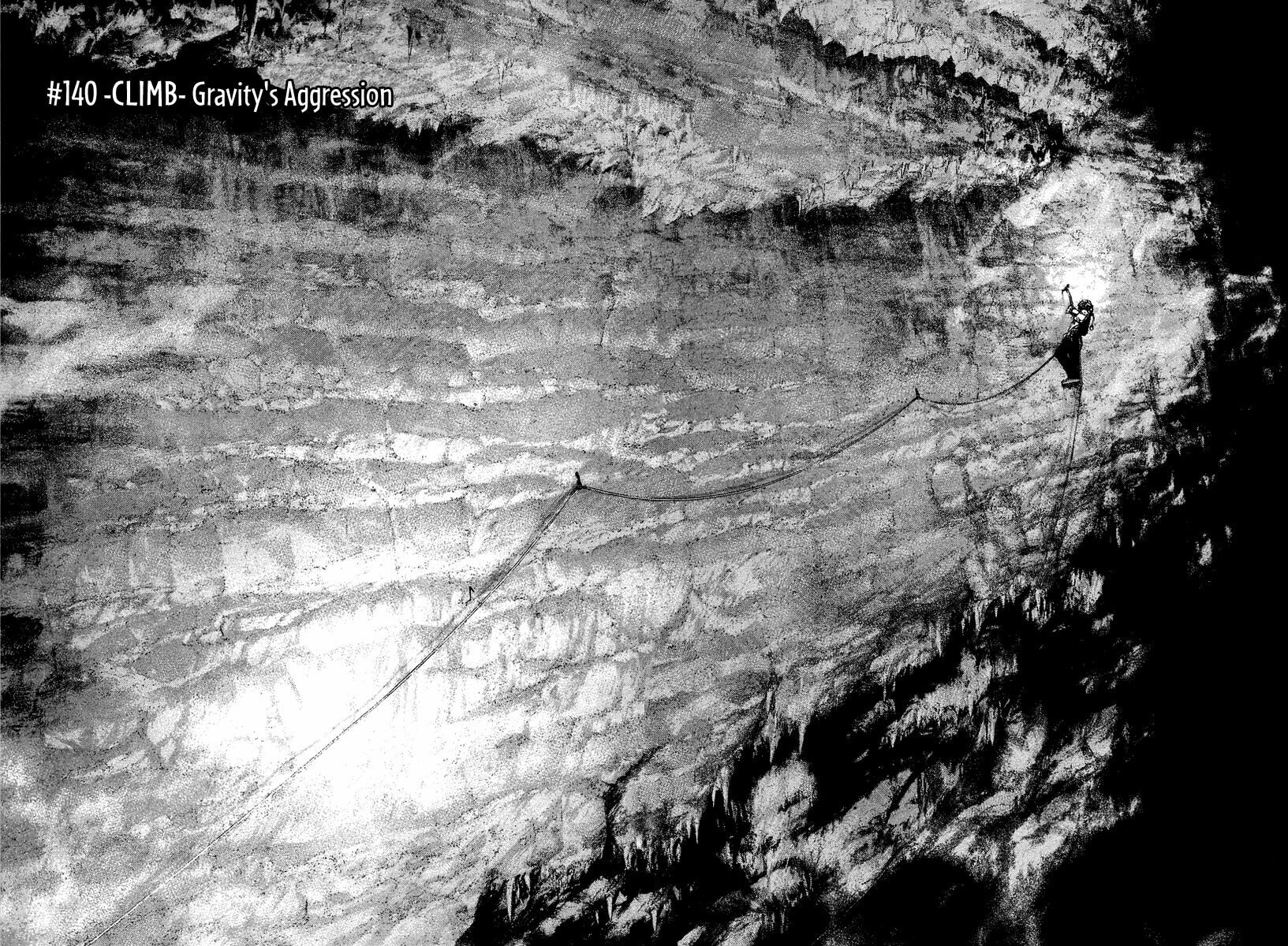 The Climber (Kokou no Hito) Manga Chapter 140 page 2 - Gravity's Aggression scene