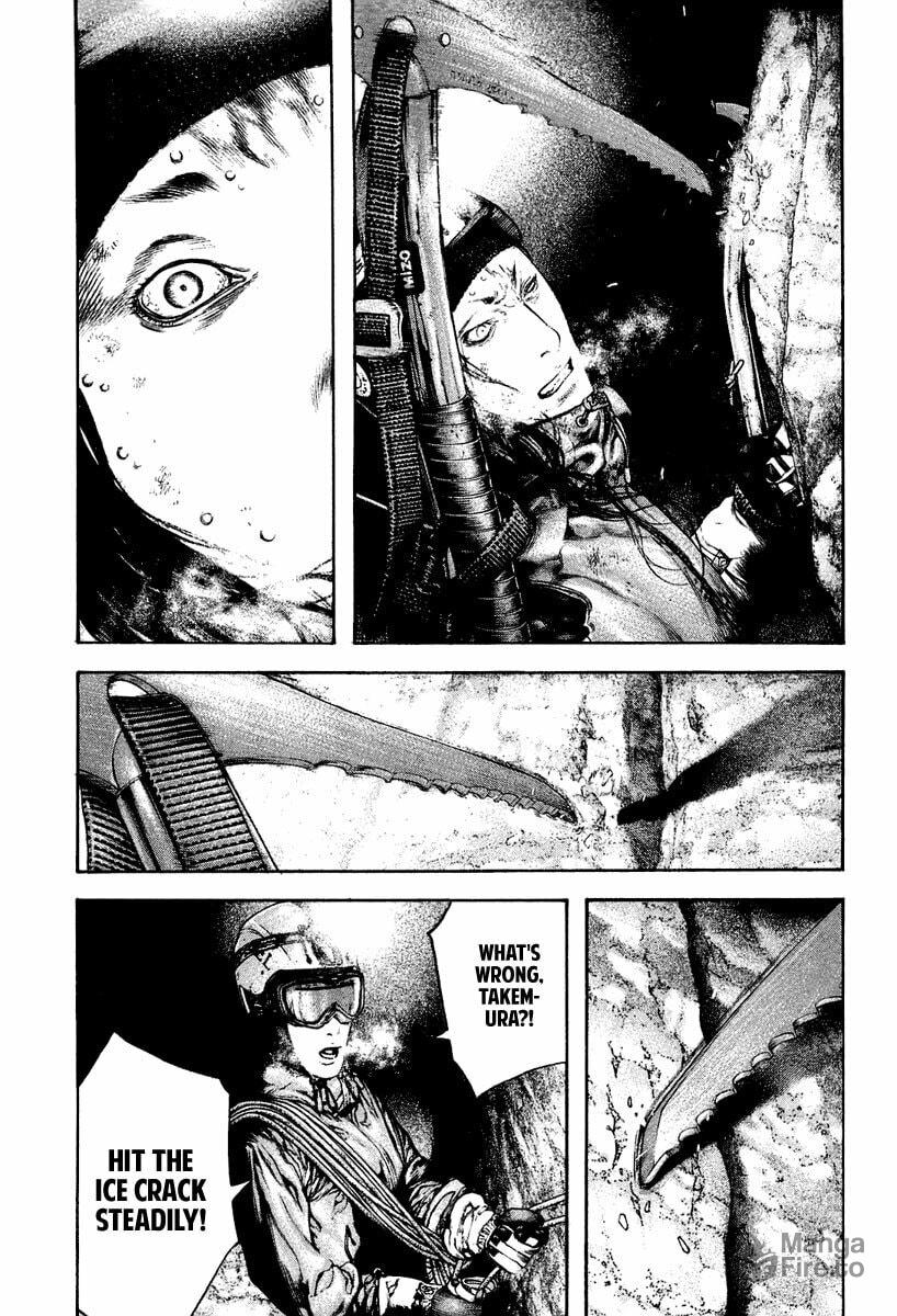 The Climber (Kokou no Hito) Manga Chapter 140 page 4 - Gravity's Aggression scene