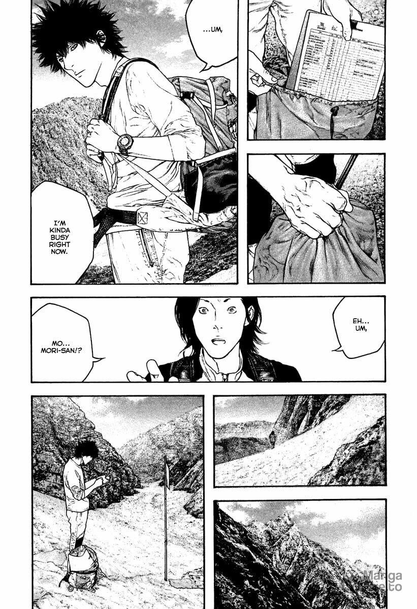 The Climber (Kokou no Hito) Manga Chapter 142 page 10 - Volunteer scene