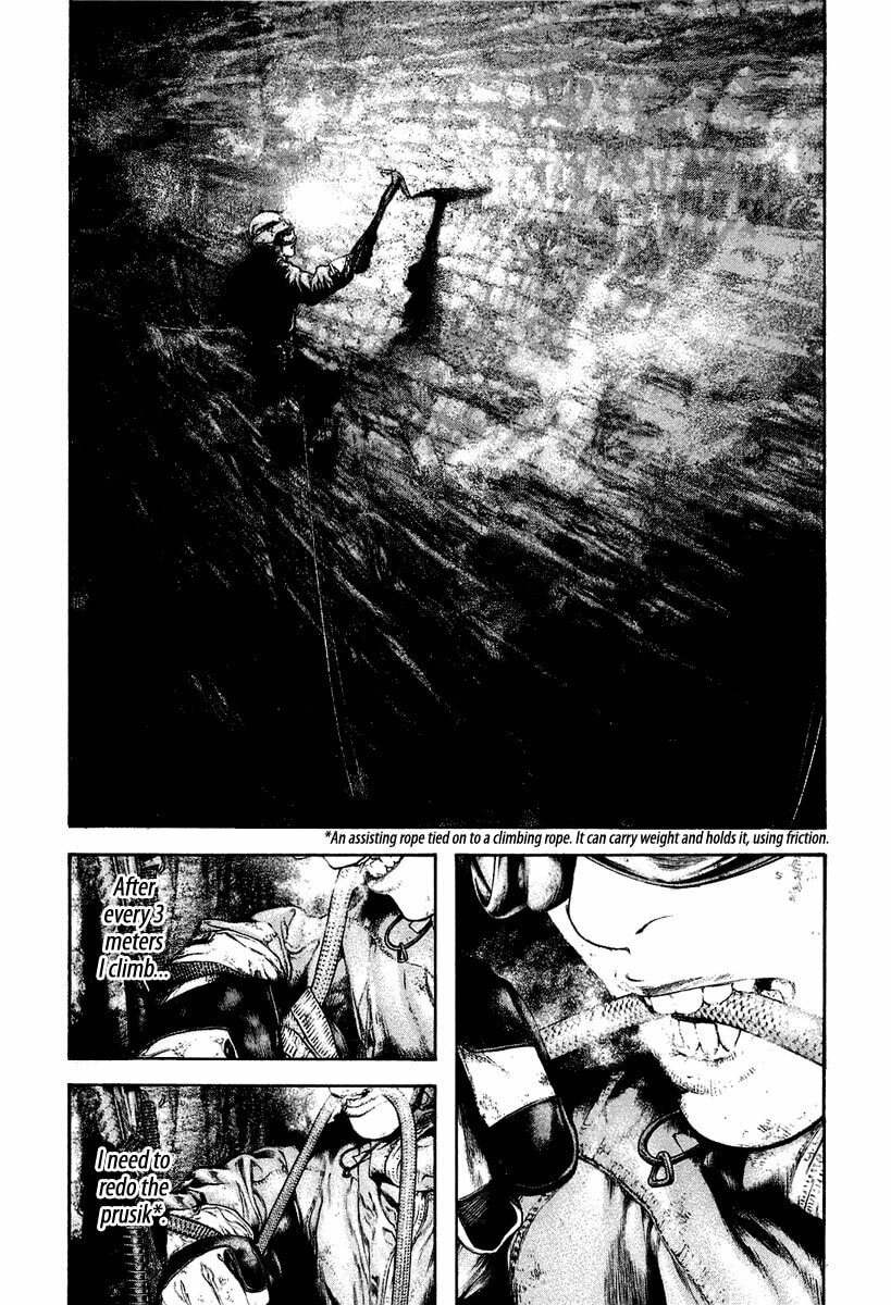 The Climber (Kokou no Hito) Manga Chapter 142 page 15 - Volunteer scene