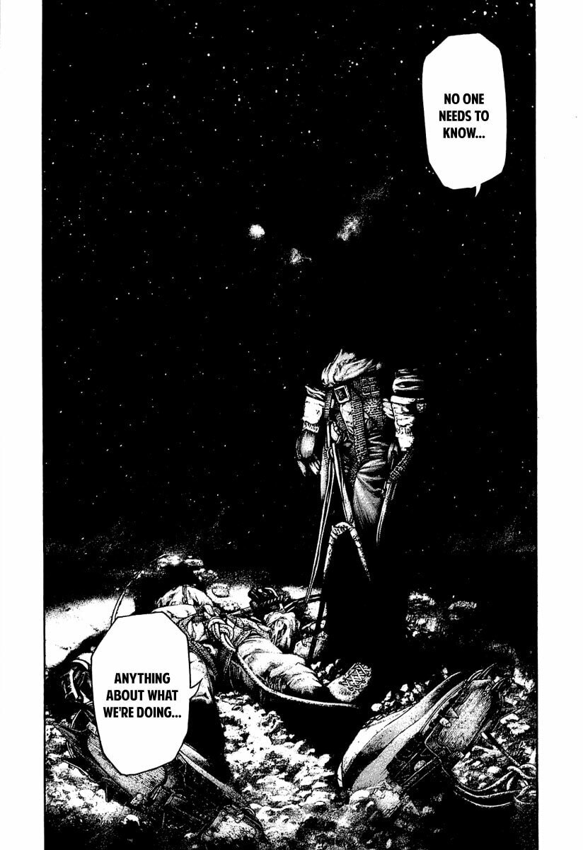 The Climber (Kokou no Hito) Manga Chapter 143 page 16 - Despair and Secret scene