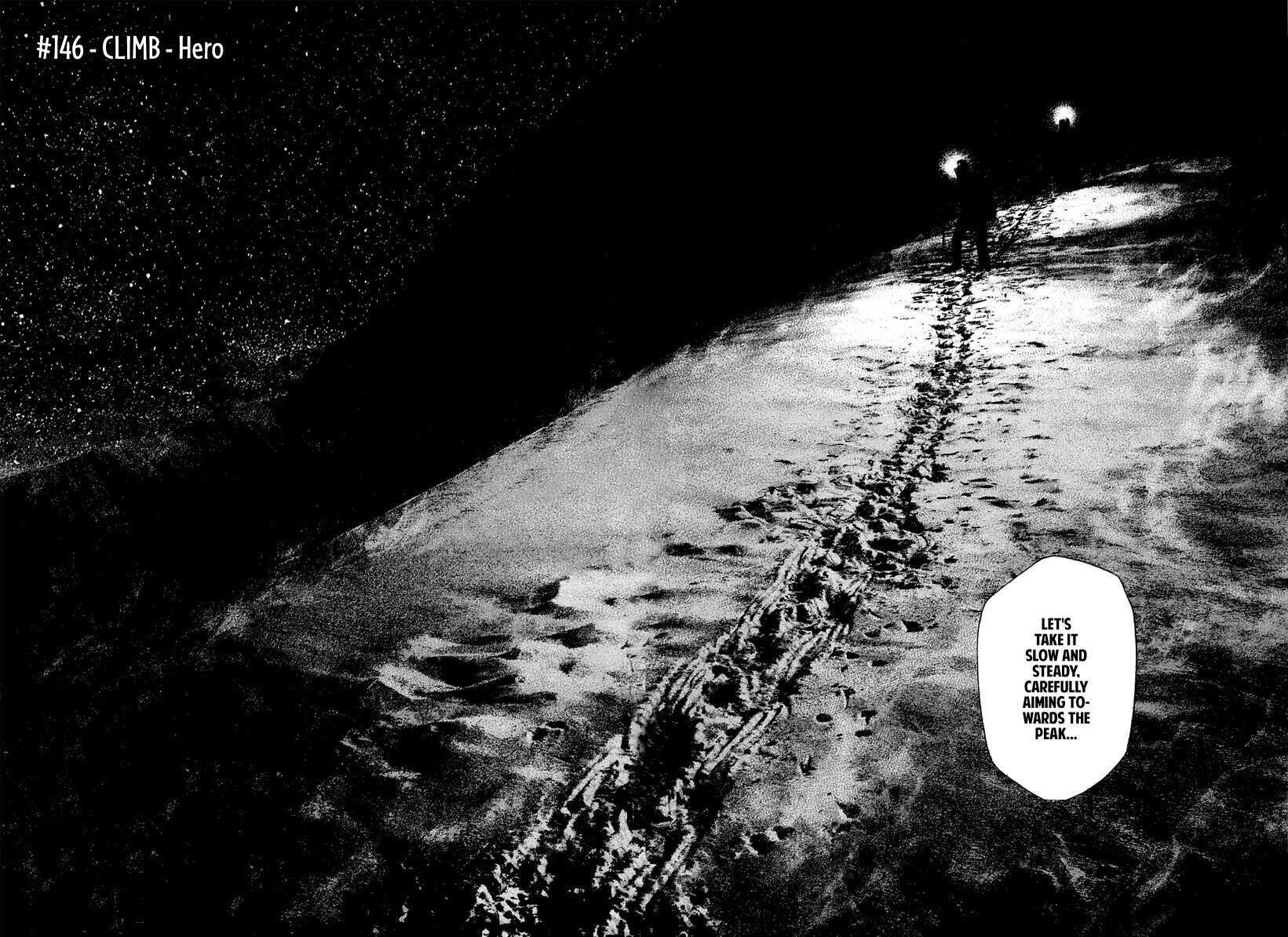 The Climber (Kokou no Hito) Manga Chapter 146 page 4 - Hero scene