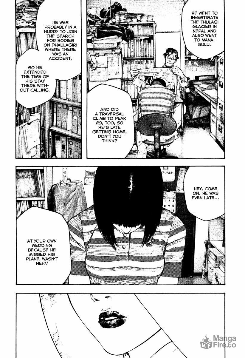 The Climber (Kokou no Hito) Manga Chapter 153 page 15 - At Home scene