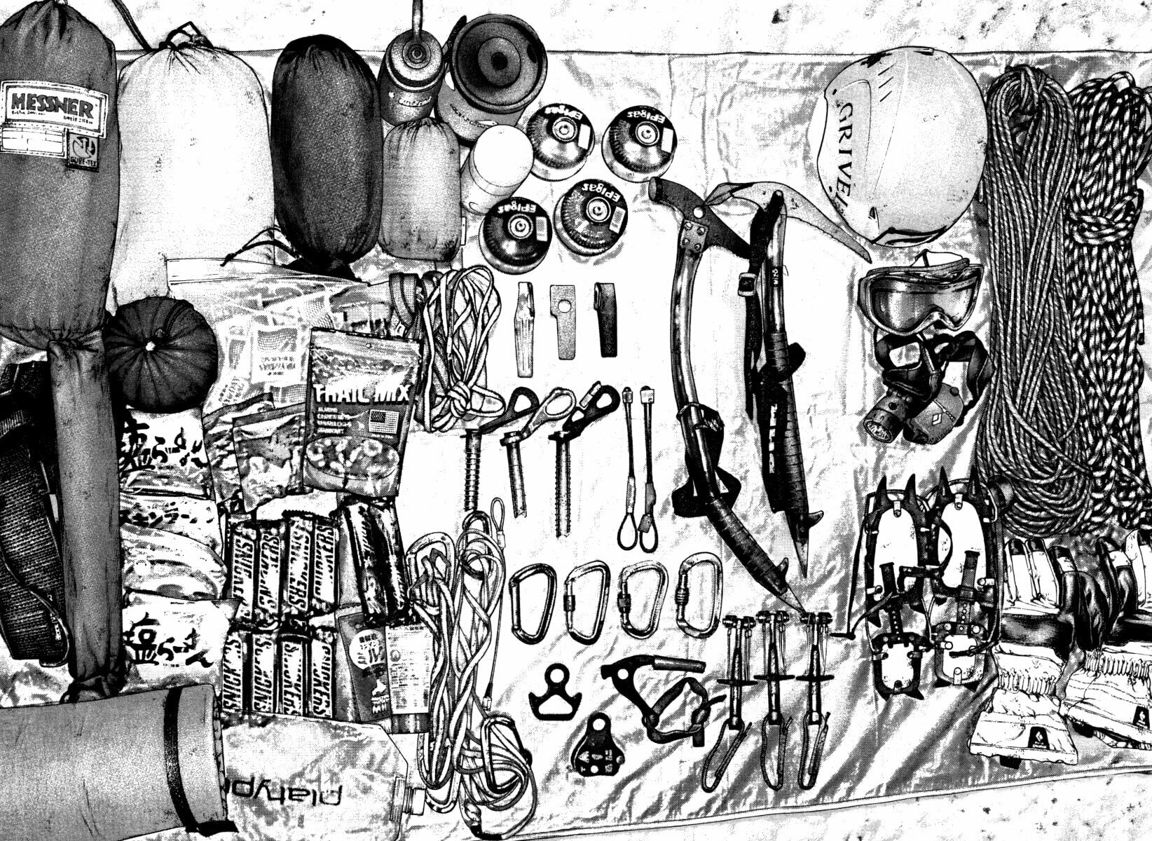 The Climber (Kokou no Hito) Manga Chapter 154 page 9 - Solo Climber scene