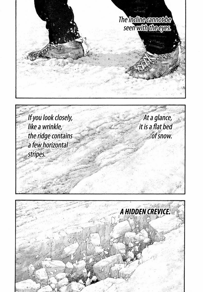 The Climber (Kokou no Hito) Manga Chapter 158 page 2 - Inhuman scene