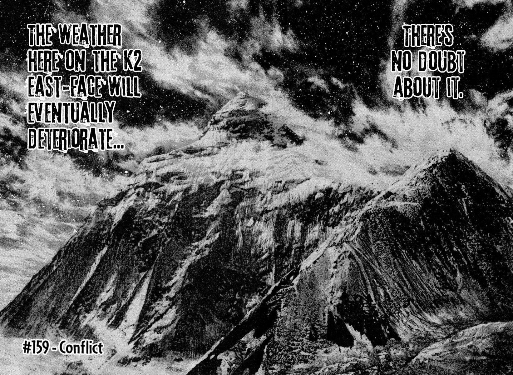 The Climber (Kokou no Hito) Manga Chapter 159 page 4 - Conflict scene