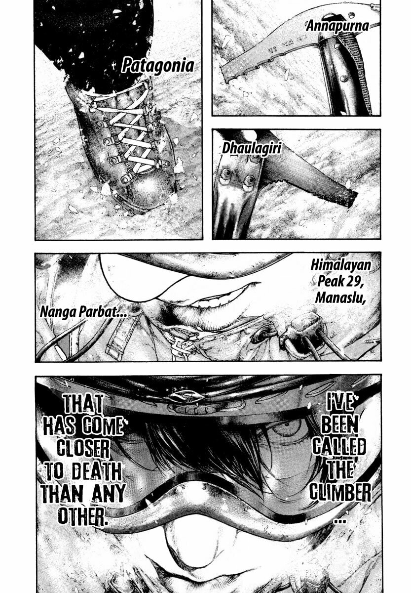 The Climber (Kokou no Hito) Manga Chapter 160 page 8 - Alder King scene