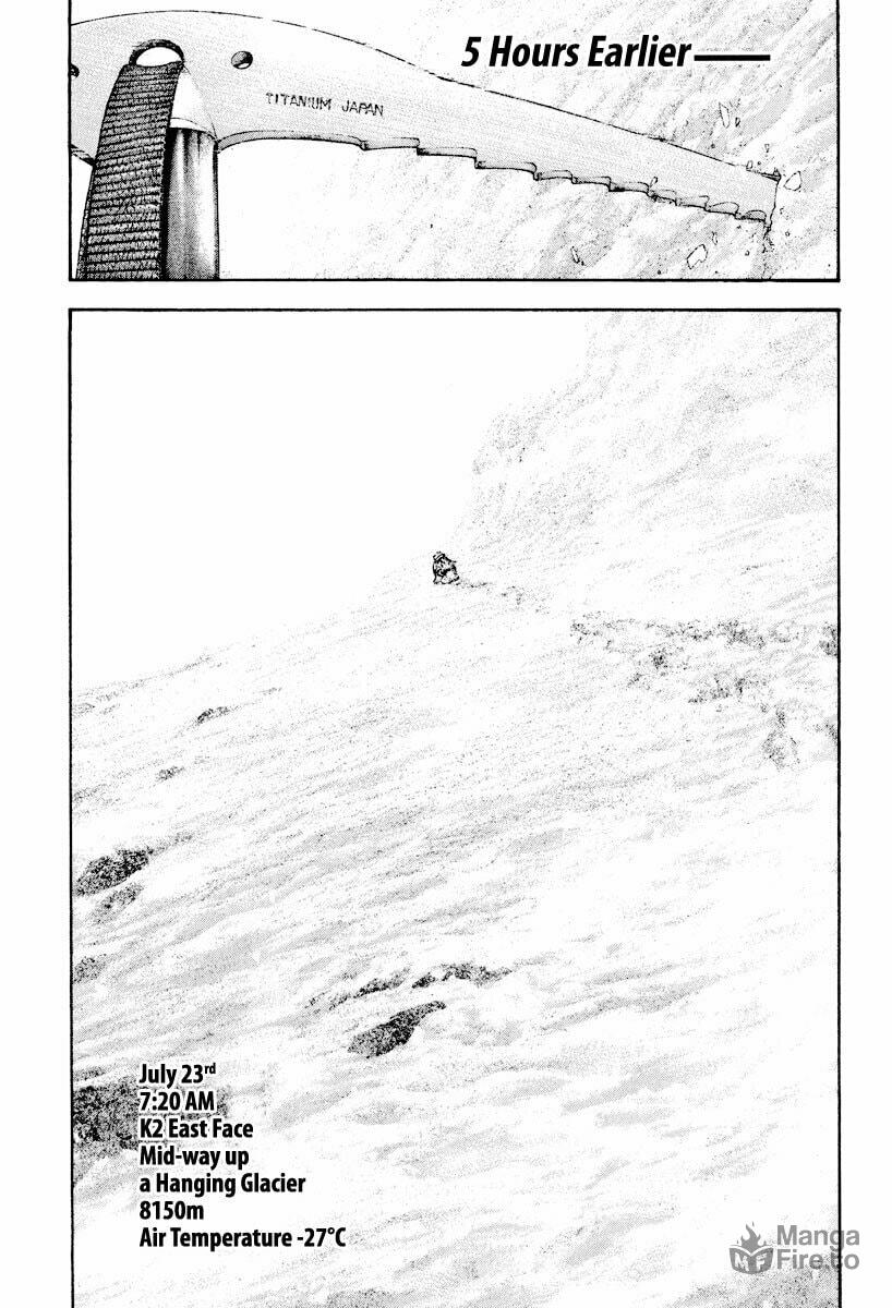 The Climber (Kokou no Hito) Manga Chapter 164 page 4 - Determination scene