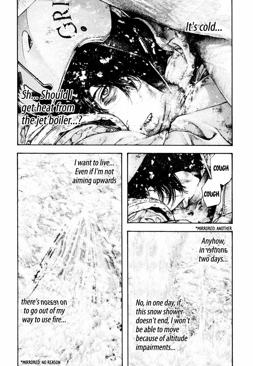 The Climber (Kokou no Hito) Manga Chapter 167 page 15 - Last Farewell scene