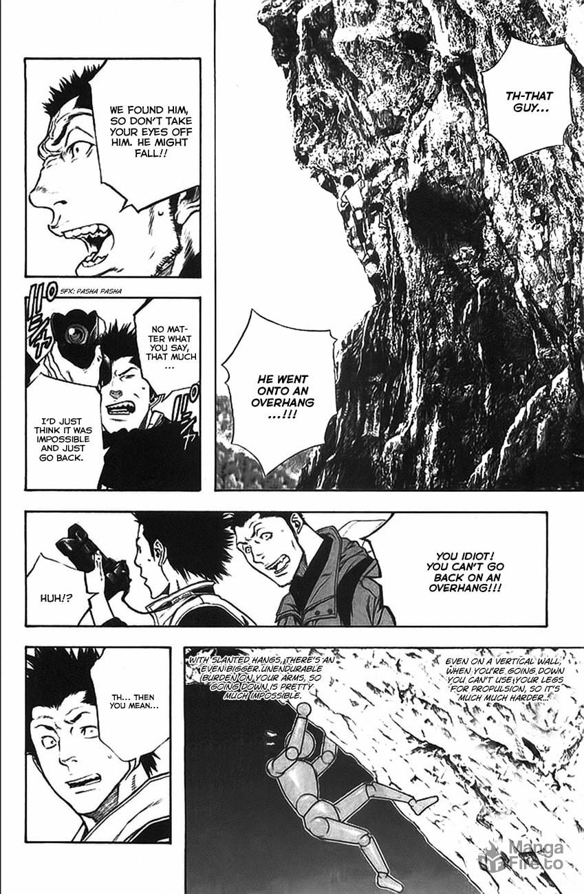 The Climber (Kokou no Hito) Manga Chapter 17 page 10 - Falling Accident scene
