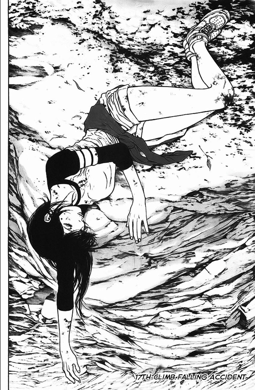 The Climber (Kokou no Hito) Manga Chapter 17 page 2 - Falling Accident scene