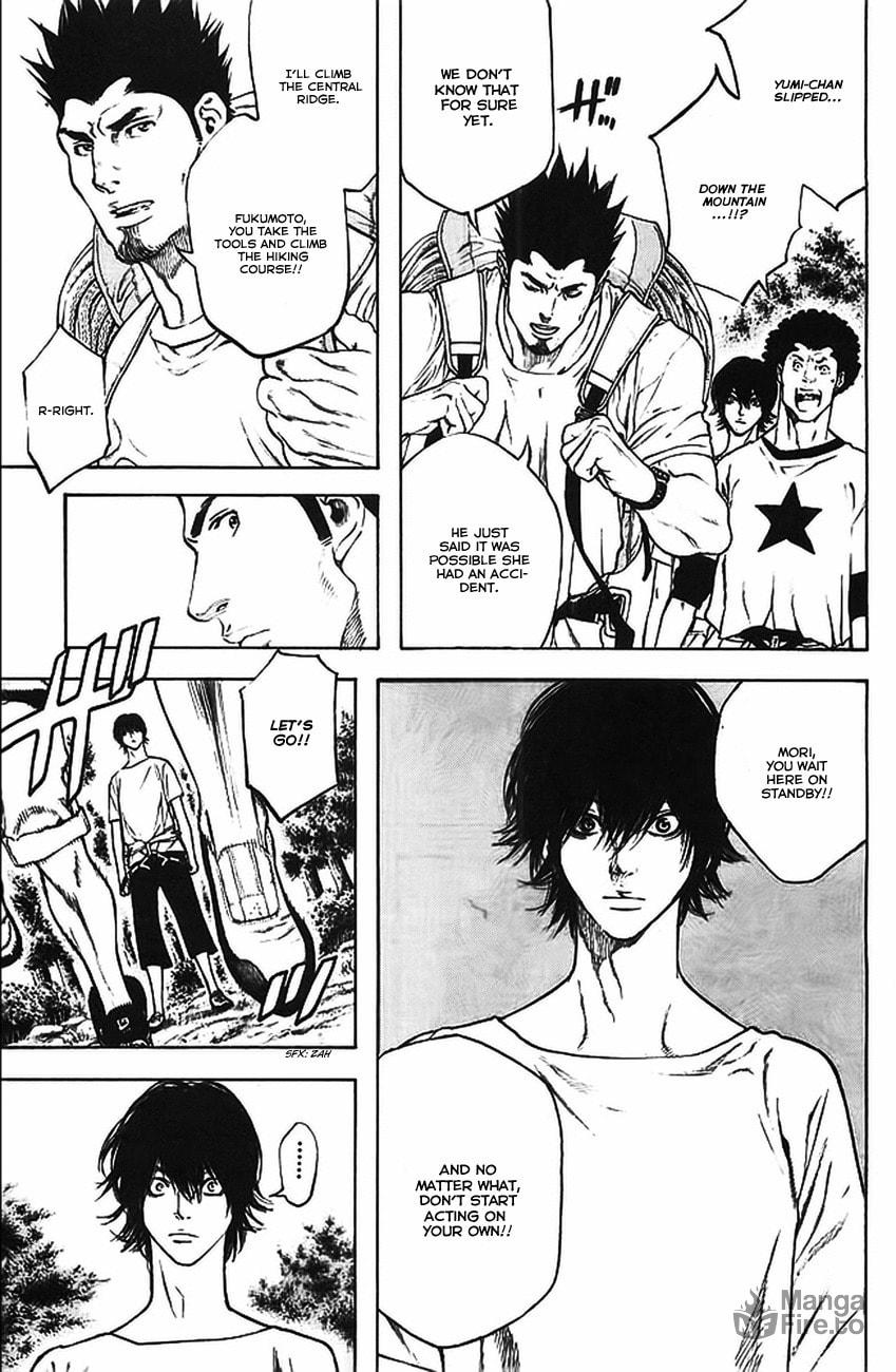 The Climber (Kokou no Hito) Manga Chapter 17 page 3 - Falling Accident scene