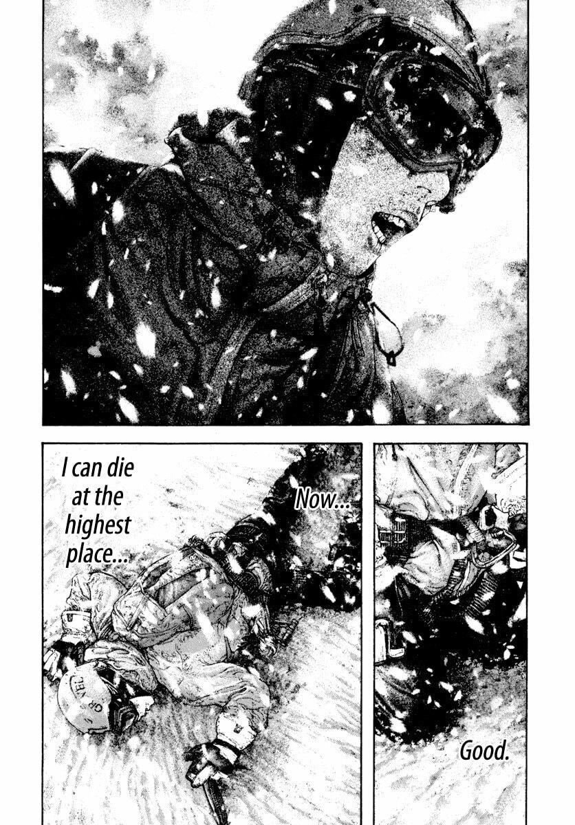 The Climber (Kokou no Hito) Manga Chapter 170 page 13 - Survivor [END] scene