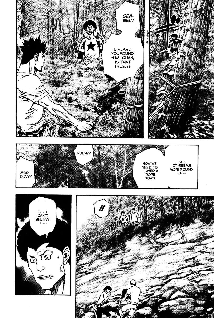 The Climber (Kokou no Hito) Manga Chapter 18 page 6 - Life-Saving scene