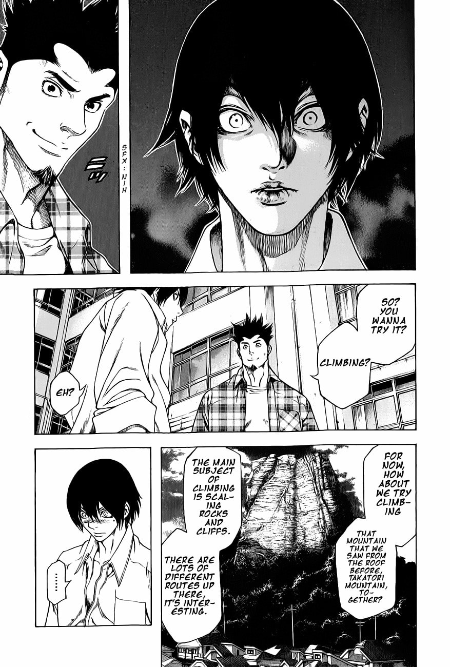 The Climber (Kokou no Hito) Manga Chapter 2 page 11 - Rope Partner scene