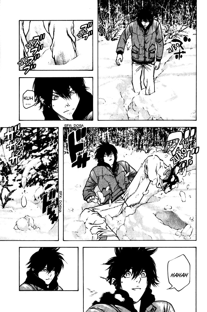 The Climber (Kokou no Hito) Manga Chapter 22 page 6 - Snowy Mountain Baptism scene