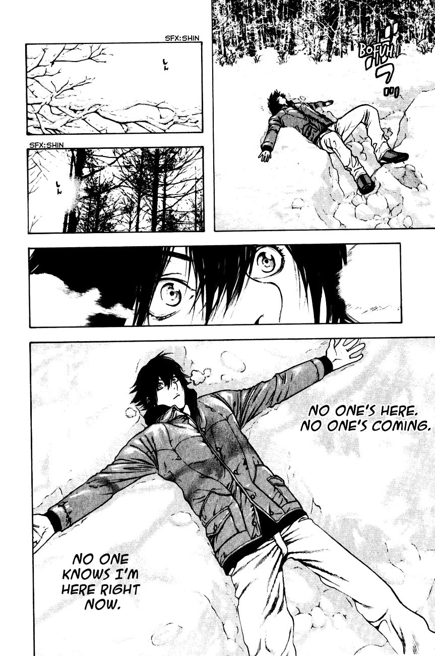 The Climber (Kokou no Hito) Manga Chapter 22 page 7 - Snowy Mountain Baptism scene