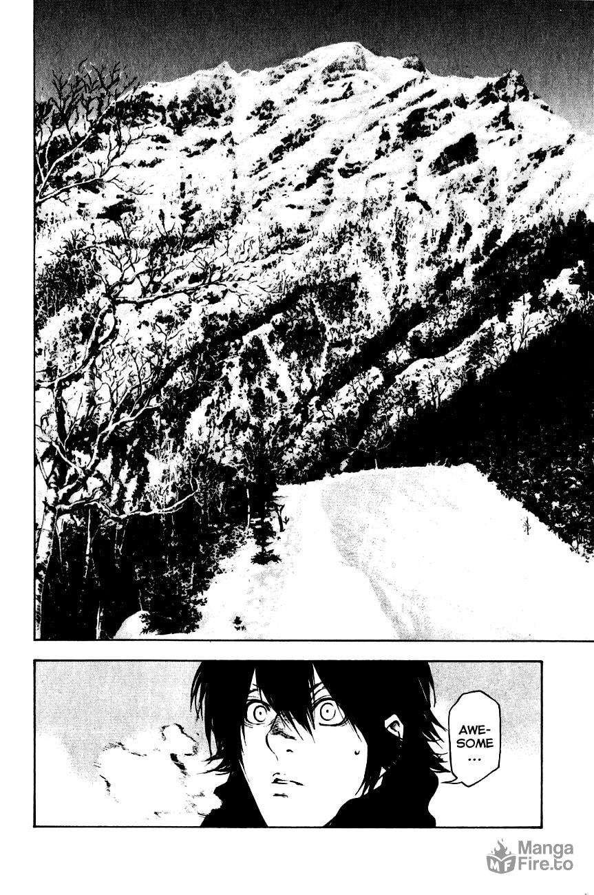 The Climber (Kokou no Hito) Manga Chapter 22 page 9 - Snowy Mountain Baptism scene